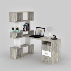 Компьютерный стол FlashNika LED 50 Бетон + Нимфея альба Компьютерный стол FlashNika LED 50 Бетон + Нимфея альба