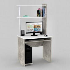 Компьютерный стол FlashNika LED 68 Бетон + Нимфея альба Компьютерный стол FlashNika LED 68 Бетон + Нимфея альба