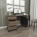 Стол письменный FlashNika Loft СКЛ-7 130 дуб сонома трюфель
