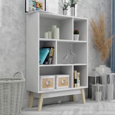Стеллаж на деревянных ножках W-6 FlashNika белый
