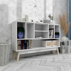 Стеллаж на деревянных ножках W-12 FlashNika белый