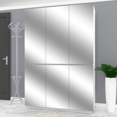 Шкаф с зеркалом FlashNika Hold 39d белый