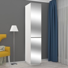Шкаф с зеркалом FlashNika Hold 23d белый