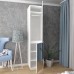 Шкаф с зеркалом FlashNika Hold 24d белый