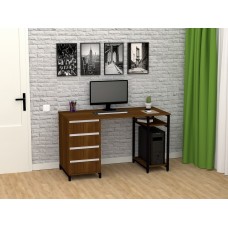 Стол письменный FlashNika Loft СКЛ-7 130 орех экко Стол письменный FlashNika Loft СКЛ-7 130 орех экко