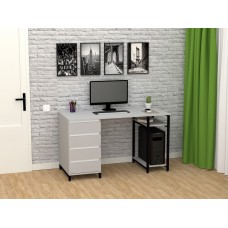 Стол письменный FlashNika Loft СКЛ-7 130 пепельный Стол письменный FlashNika Loft СКЛ-7 130 пепельный