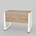 Стол письменный с царгой FlashNika Loft МК-16 120х60 дуб сонома