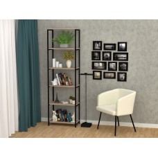 Стеллаж FlashNika Loft СЛ-18 дуб сонома