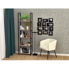 Стеллаж FlashNika Loft СЛ-19 дуб сонома