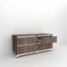 Комод FlashNika Loft КЛ-106 120 дуб сонома трюфель Комод FlashNika Loft КЛ-106 120 дуб сонома трюфель