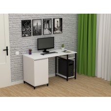 Стол письменный FlashNika Loft СКЛ-3 150 нимфея альба Стол письменный FlashNika Loft СКЛ-3 150 нимфея альба