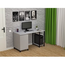 Стол письменный FlashNika Loft СКЛ-3 150 пепельный Стол письменный FlashNika Loft СКЛ-3 150 пепельный