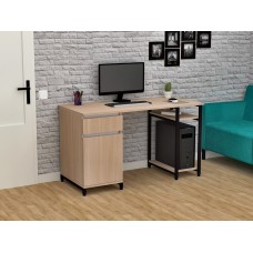 Стол письменный FlashNika Loft СКЛ-5 130 дуб молочный Стол письменный FlashNika Loft СКЛ-5 130 дуб молочный