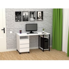 Стол письменный FlashNika Loft СКЛ-6 130 нимфея альба Стол письменный FlashNika Loft СКЛ-6 130 нимфея альба