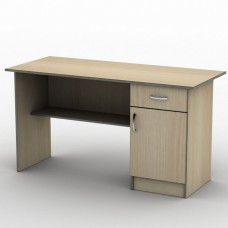 Письменный стол СП-2 140x60 Бюджет ТИСА-мебель дуб молочный Письменный стол СП-2 140x60 Бюджет ТИСА-мебель дуб молочный
