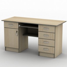 Письменный стол СП-24 140x70 Бюджет ТИСА-мебель дуб молочный Письменный стол СП-24 140x70 Бюджет ТИСА-мебель дуб молочный