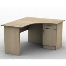 Письменный угловой стол СПУ-3 140x120 Бюджет ТИСА-мебель дуб молочный Письменный угловой стол СПУ-3 140x120 Бюджет ТИСА-мебель дуб молочный