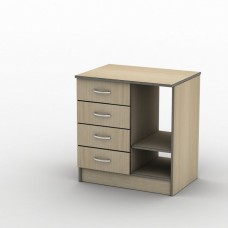 Тумба ТП-3 70x60 Бюджет ТИСА-мебель дуб молочный