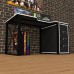 Геймерский стол Rasin Loft-16 черный + белый Тиса Геймерский стол Rasin Loft-16 черный + белый Тиса