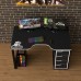 Геймерский стол Rasin Loft-16 черный + белый Тиса Геймерский стол Rasin Loft-16 черный + белый Тиса