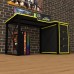 Геймерский стол Rasin Loft-16 черный + желтый Тиса Геймерский стол Rasin Loft-16 черный + желтый Тиса