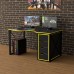 Геймерский стол Rasin Loft-16 черный + желтый Тиса Геймерский стол Rasin Loft-16 черный + желтый Тиса