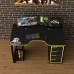 Геймерский стол Rasin Loft-16 черный + желтый Тиса Геймерский стол Rasin Loft-16 черный + желтый Тиса