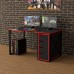 Геймерский стол Rasin Loft-16 черный + красный Тиса Геймерский стол Rasin Loft-16 черный + красный Тиса