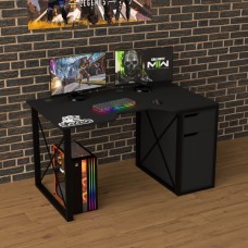 Геймерский стол Rasin Loft-17 черный Тиса