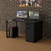 Геймерский стол Rasin Loft-17 черный Тиса