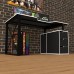 Геймерский стол Rasin Loft-18 черный + белый Тиса