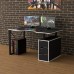 Геймерский стол Rasin Loft-18 черный + белый Тиса