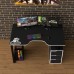 Геймерский стол Rasin Loft-18 черный + белый Тиса