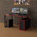 Геймерский стол Rasin Loft-18 черный + красный Тиса