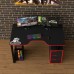 Геймерский стол Rasin Loft-18 черный + красный Тиса