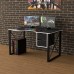 Геймерский стол Rasin Loft-19 черный + белый Тиса Геймерский стол Rasin Loft-19 черный + белый Тиса