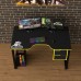 Геймерский стол Rasin Loft-19 черный + желтый Тиса