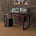 Геймерский стол Rasin Loft-19 черный + красный Тиса