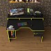 Геймерский стол Rasin RS-10 черный + желтый Тиса