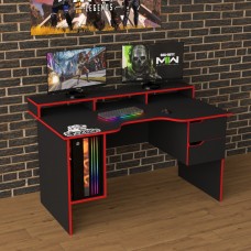 Геймерский стол Rasin RS-10 черный + красный Тиса