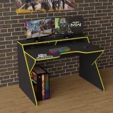 Геймерский стол Rasin RS-9 черный + желтый Тиса