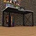 Геймерский стол Rasin Loft-13 черный + белый Тиса