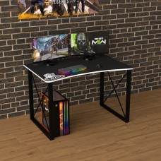Геймерский стол Rasin Loft-14 черный + белый Тиса