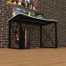 Геймерский стол Rasin Loft-14 черный + белый Тиса Геймерский стол Rasin Loft-14 черный + белый Тиса