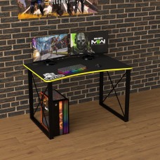 Геймерский стол Rasin Loft-14 черный + желтый Тиса