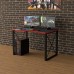 Геймерский стол Rasin Loft-14 черный + красный Тиса Геймерский стол Rasin Loft-14 черный + красный Тиса