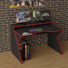 Геймерский стол Rasin RS-9 черный + красный Тиса