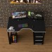 Геймерский стол Rasin Loft-15 черный + белый Тиса Геймерский стол Rasin Loft-15 черный + белый Тиса