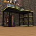 Геймерский стол Rasin Loft-15 черный + желтый Тиса Геймерский стол Rasin Loft-15 черный + желтый Тиса