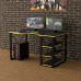 Геймерский стол Rasin Loft-15 черный + желтый Тиса Геймерский стол Rasin Loft-15 черный + желтый Тиса